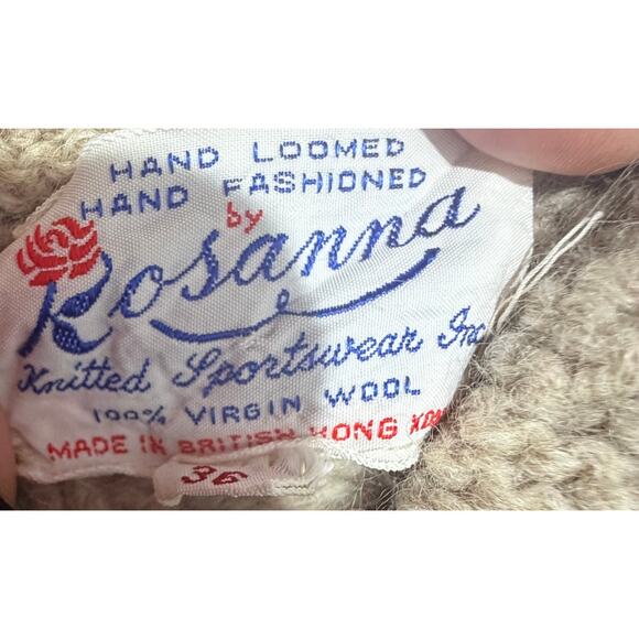 BALTMAN & CO Beige Women Wool Knit Sweater VTG Size XS EUC - Picture 8 of 8